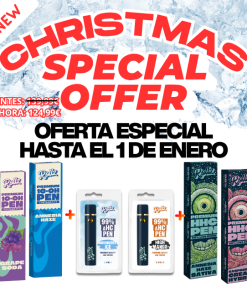 OFERTA Vapers 10-OH97%/HC99%/HHC98% 2 ml de 6 Sabores Exclusivos
