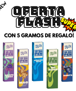Pack Vapers 10-OH-HHC 2 ml de 5 Sabores Exclusivos por Solo 144,99€