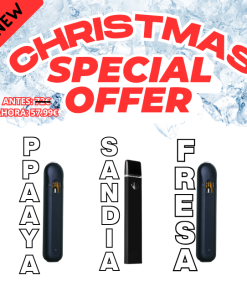 PACK HC-9 Molécula 1ml 99%  3 Sabores Exclusivos  PAPAYA Kush, SANDIA , FRESA