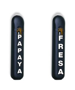 Vape Desechable HC-9 Molécula 1ml 99%  2 Sabores Exclusivos  PAPAYA Kush, FRESA