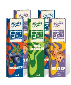 Pack 5 Vapeadores Desechables 97% 10-OH 2ml (1.200 caladas) - Rollz